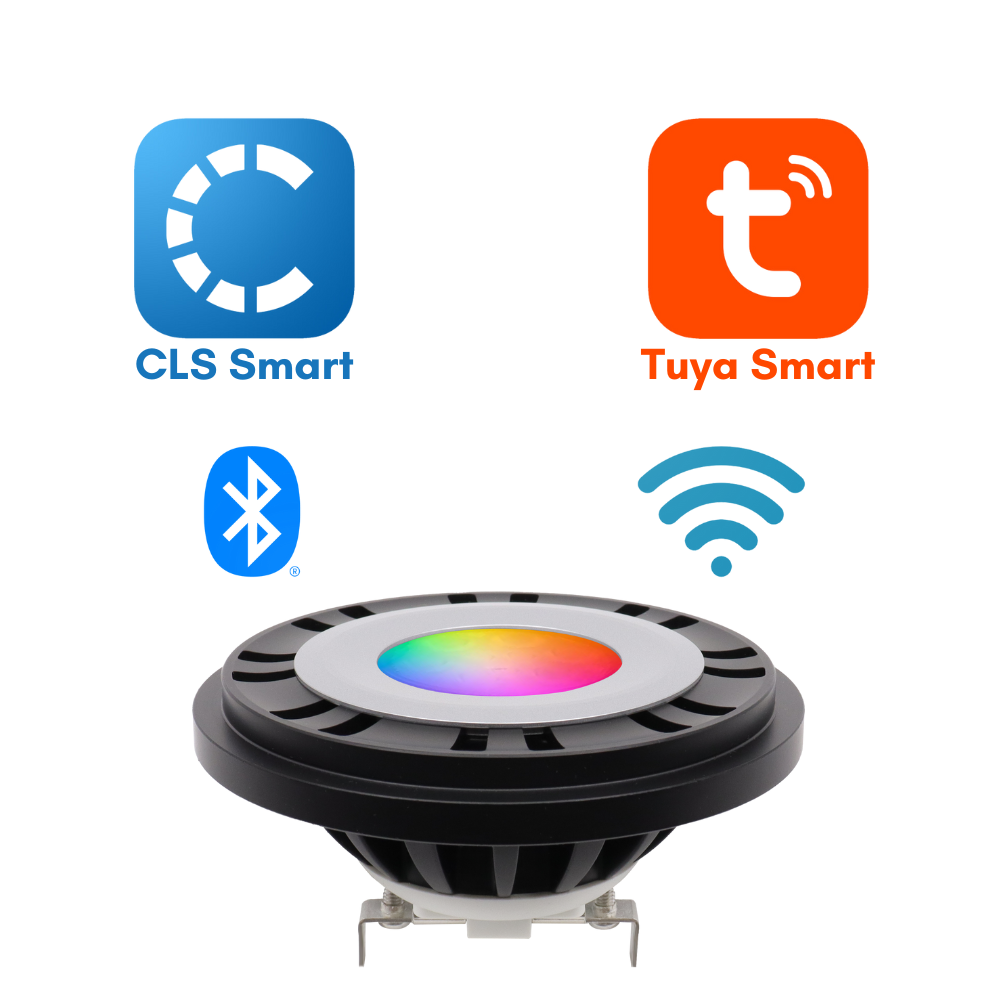 PAR36 10W LED RGBW, 10W, smartphone controlled, dimmable, Bluetooth/WiFi Controlled IP67 waterproof Low Voltage Bulbs (LL36R)