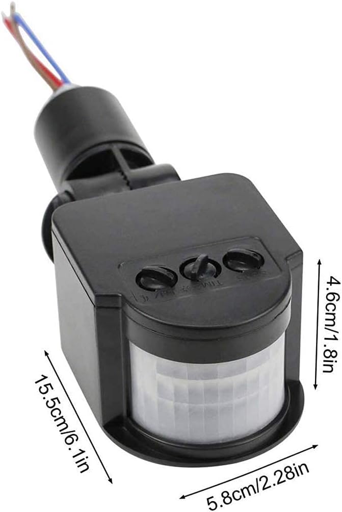 10W 12V Low Voltage AC/DC IP65 Waterproof 10W Mini LED Outdoor Security Flood Lights with PIR and Motion Sensor