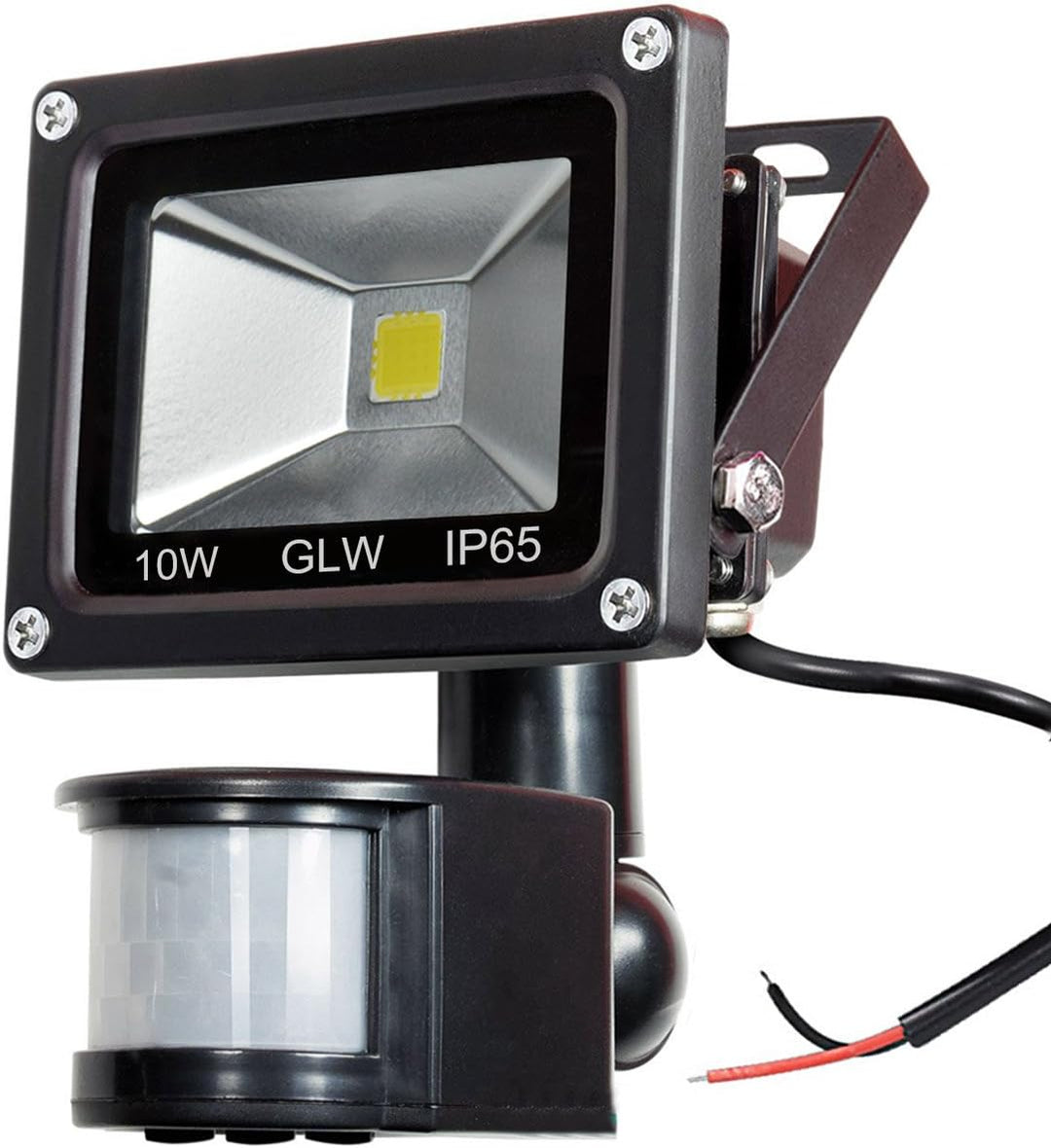 10W 12V Low Voltage AC/DC IP65 Waterproof 10W Mini LED Outdoor Security Flood Lights with PIR and Motion Sensor