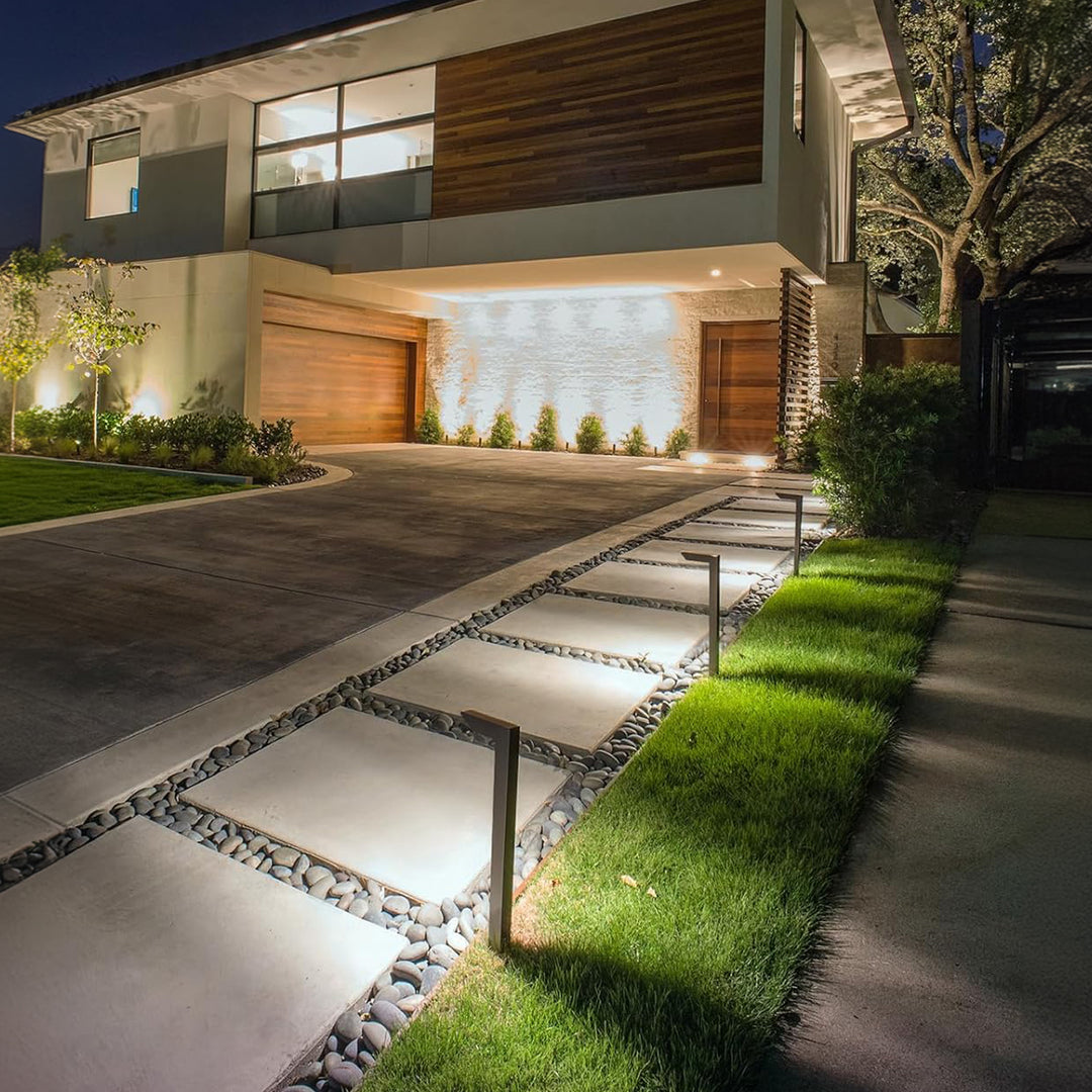 ALPCC07 6-Pack 5W 5CCT LED Landscape Pathway Light Package, 12V Low Voltage Modern Path Lights