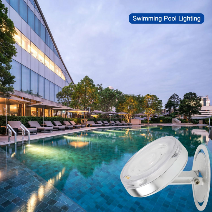 ULBA04 Aluminum Underwater Landscape 12-24V AC/DC 6W/12W/24W 3000K Warm White Integrated LED Adjustable Fountain Light Pond Lighting IP68