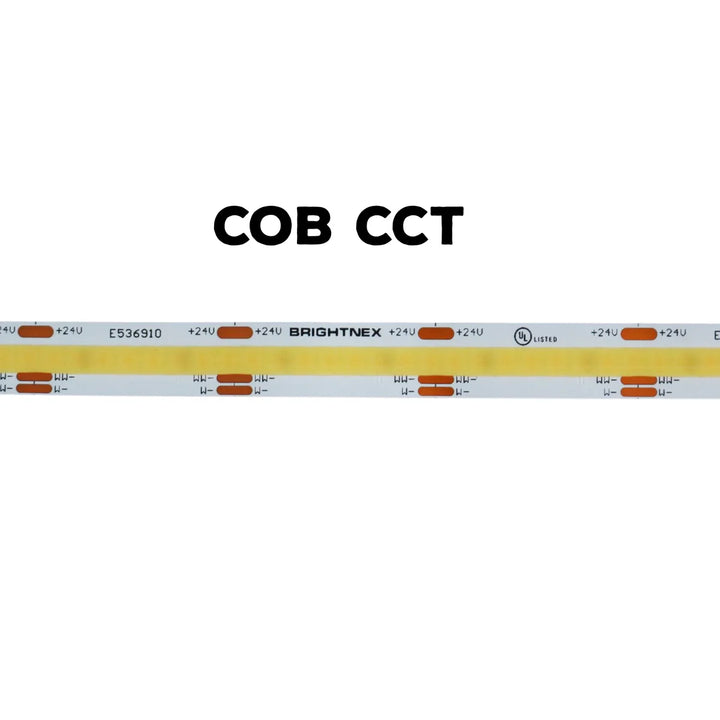 SLD07 Dotless Linear LED Tunable CCT (2700K-6500K) 4.5W/ft for 10mm COB Strip Lights Low Voltage DC24V Tape Light