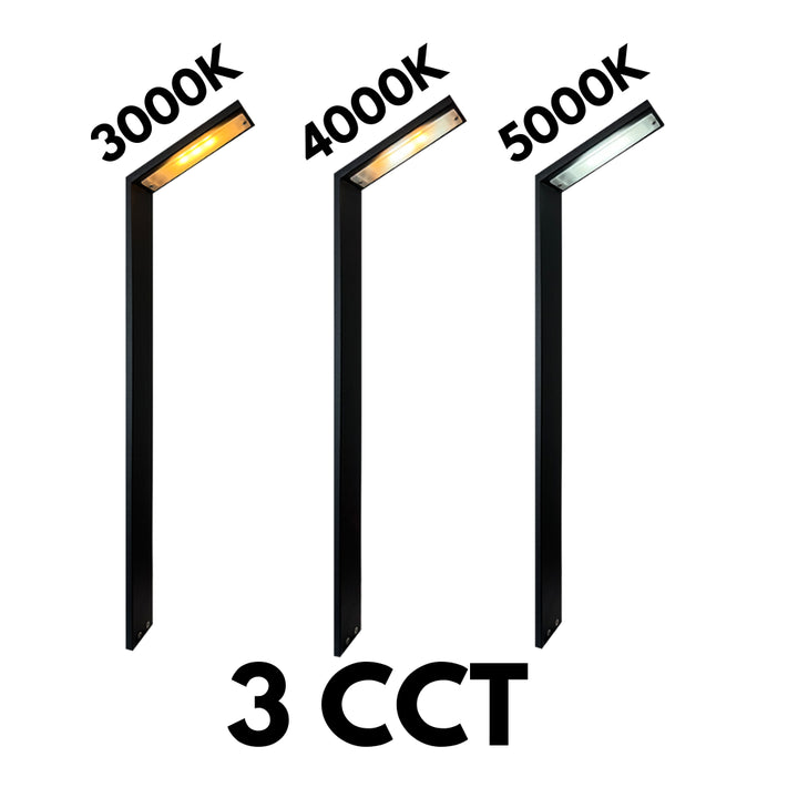 CDPSR59 Wifi Smart RGBCW 3W Stainless Steel 12V Low Voltage Directional Pathway Light LED Bollard Landscape Lighting