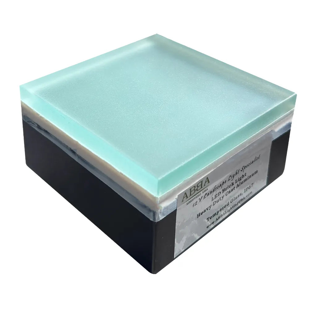 CRG30 4x/8x/12x Package DC12V Low Voltage In Ground RGB or WW LED Brick Paver Light Square IP67 Waterproof Warm White