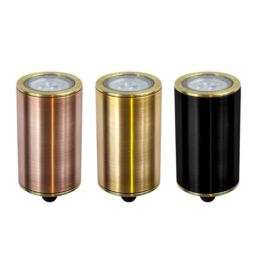 Brilliance Carlsbad Low Voltage MR16 Brass Flat-Top In-Ground Well Light Outdoor Landscape Lighting