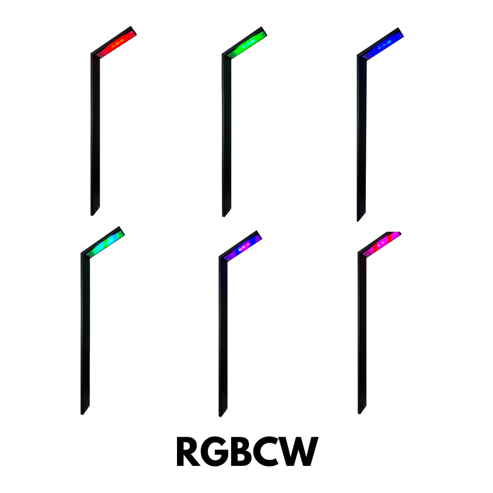 CDPSR59 Wifi Smart RGBCW 3W Stainless Steel 12V Low Voltage Directional Pathway Light LED Bollard Landscape Lighting