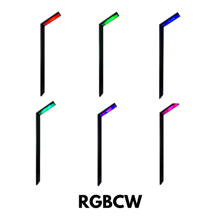 CDPSR59 Wifi Smart RGBCW 3W Stainless Steel 12V Low Voltage Directional Pathway Light LED Bollard Landscape Lighting