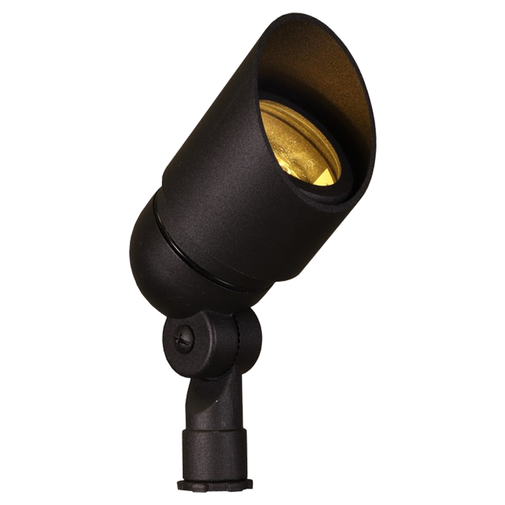 DL01 Cast Aluminum Spotlight | Lamp Ready 12V Low Voltage Landscape Light