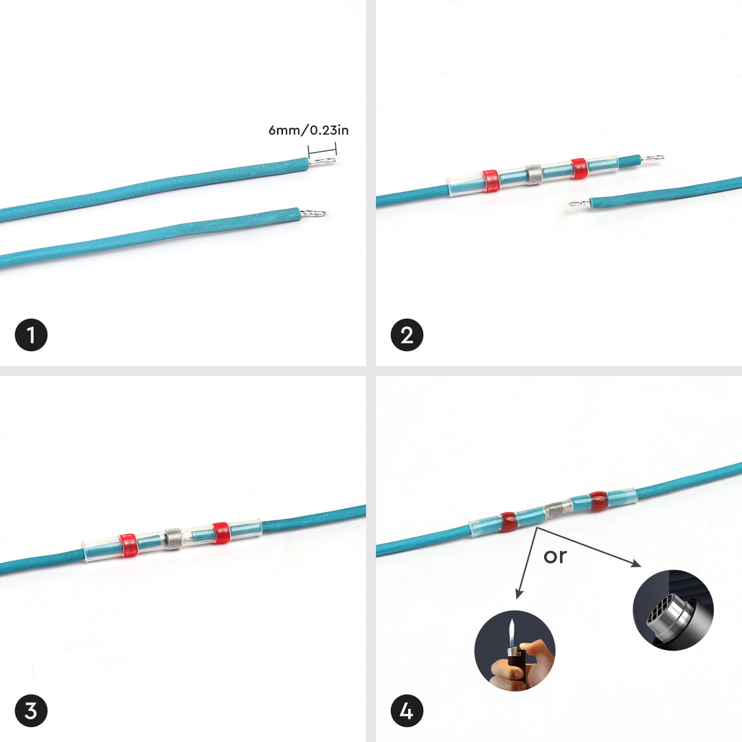 Miboxer WL5-WP LED Strip Light 5 in 1 Controller for 5050 3528 2835, IP67 Waterproof with Smartphone APP Control