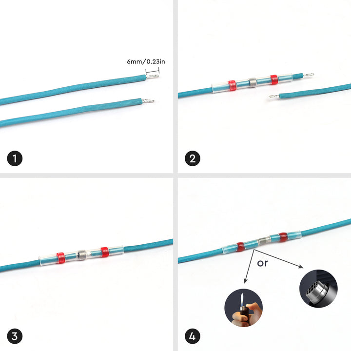 Miboxer WL5-WP LED Strip Light 5 in 1 Controller for 5050 3528 2835, IP67 Waterproof with Smartphone APP Control