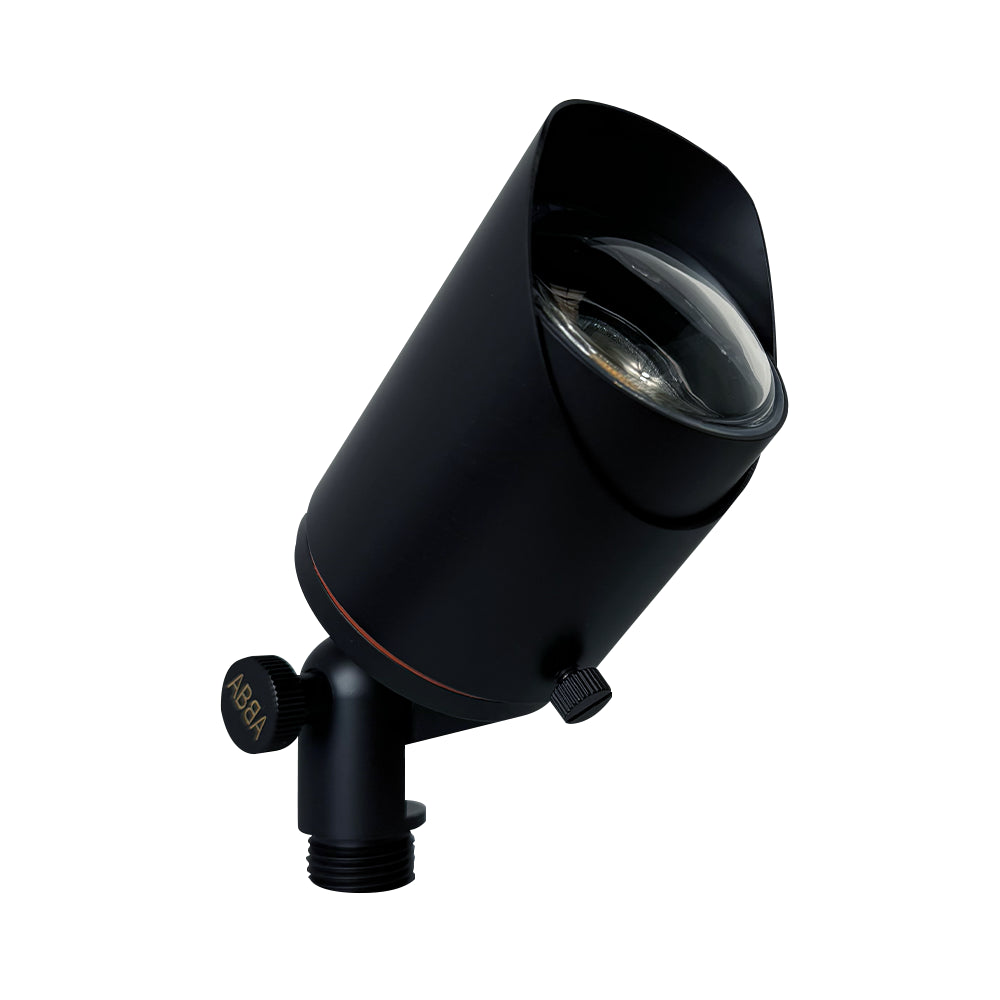 SPB05 Cast Brass Spotlight | Lamp Ready 12V Low Voltage Landscape Light