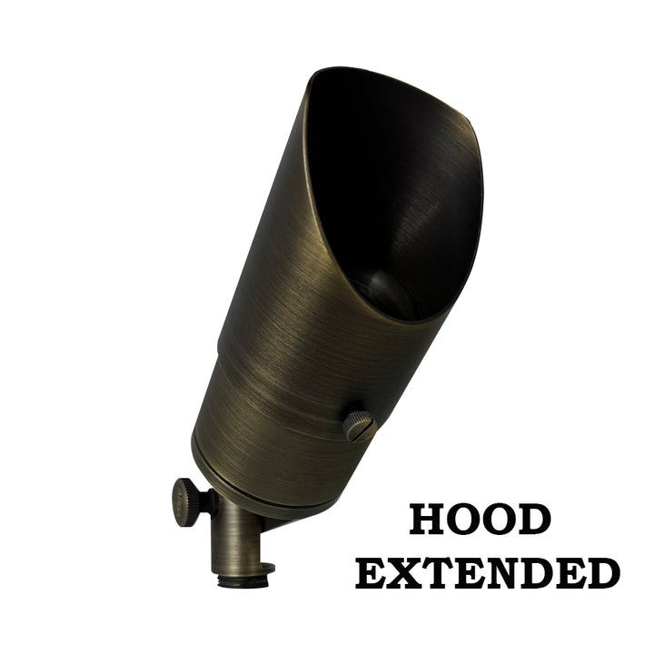 SPB05 Cast Brass Spotlight | Lamp Ready 12V Low Voltage Landscape Light