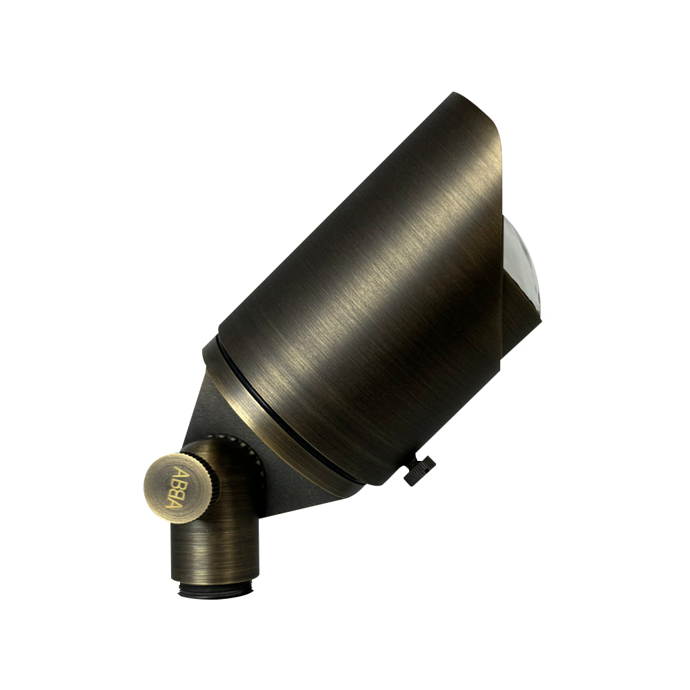 SPB05 Cast Brass Spotlight | Lamp Ready 12V Low Voltage Landscape Light