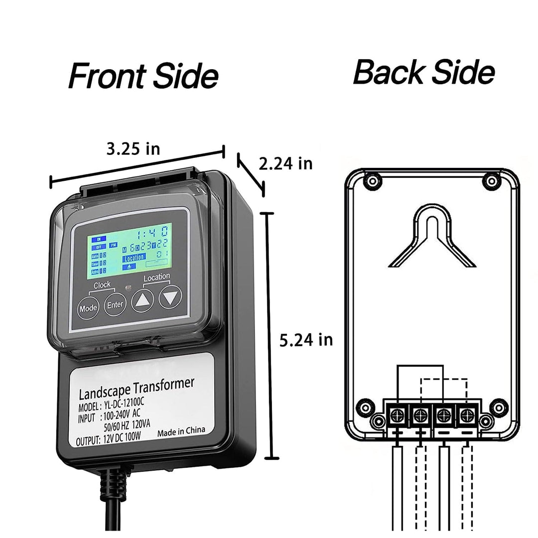 TSPDC100 DC12V 100W Digital Transformer | Low Voltage Power Supply