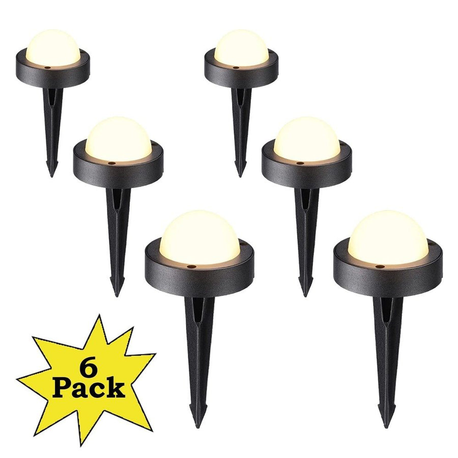 ALD10 6-Pack LED 4.5W Outdoor Deck Lights Package, 12V Low Voltage Landscape Pathway Lights - Sun Bright Lighting