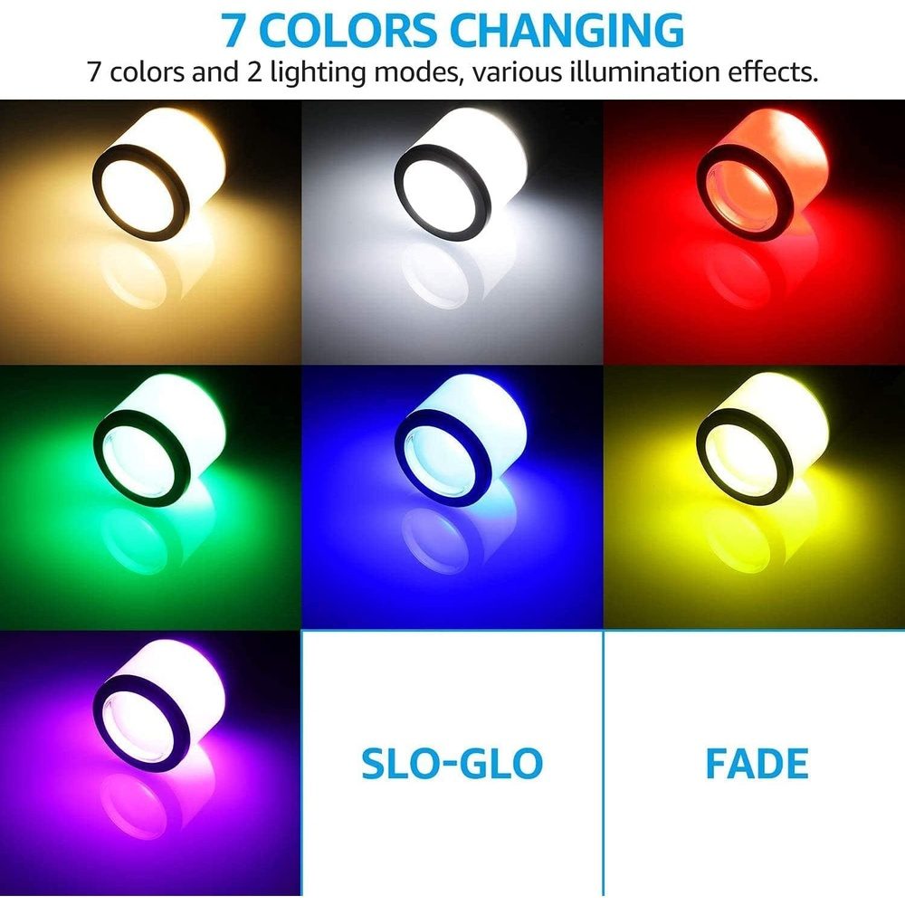 ALPR08 8-Pack RGB LED Landscape Pathway Lights Package, 4.5W Low Voltage 12V Bollard Outdoor Landscape Lighting - Sun Bright Lighting