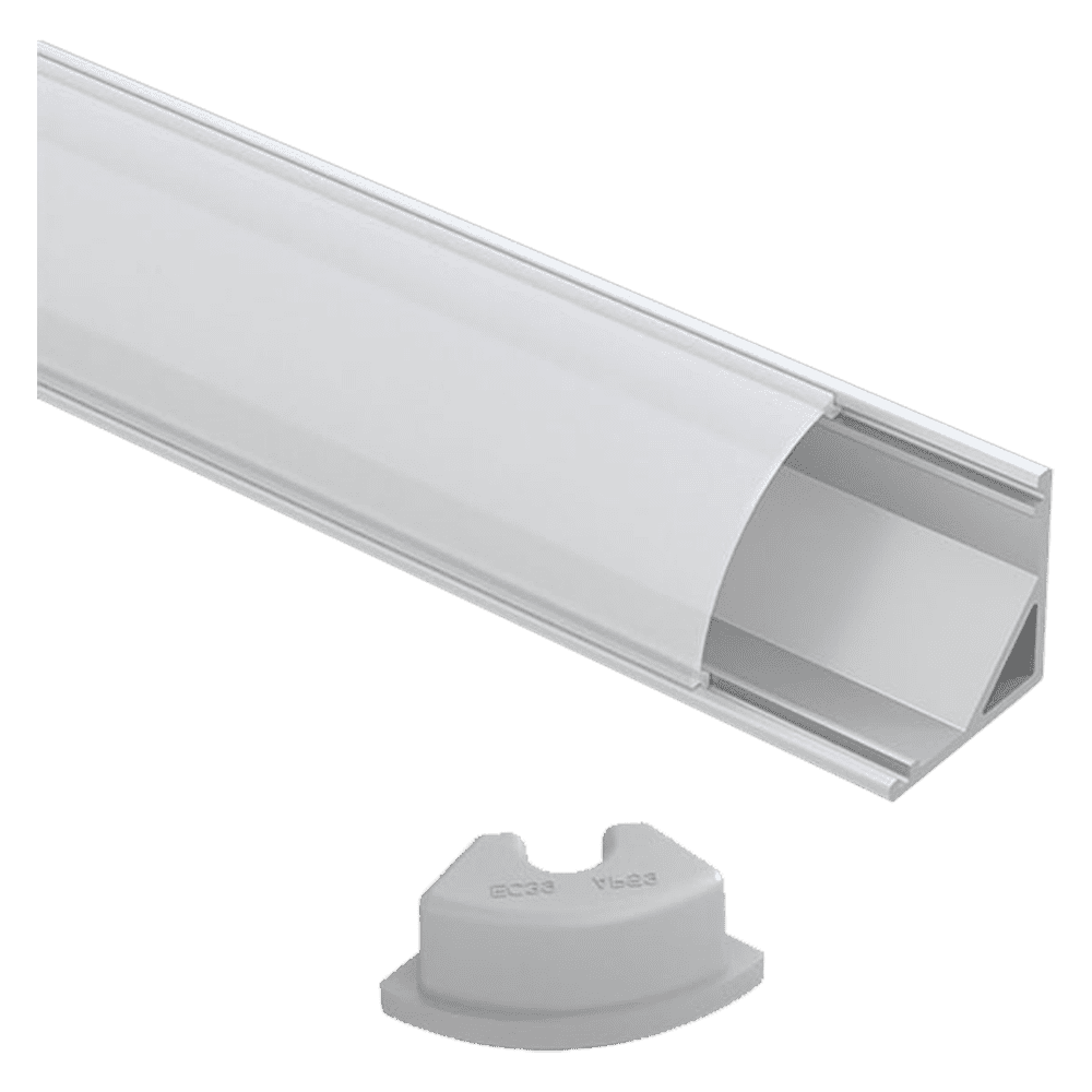 AP59 Aluminum Channel Corner Mount for LED Strip Lights 10 Pack Sun Bright Lighting