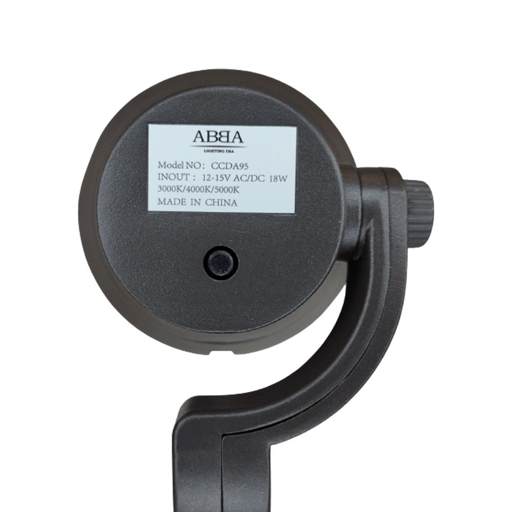 CCDA95 7W LED 3CCT Wide Beam Directional Outdoor Landscape Lighting 12 Low Voltage Aluminum Spotlight