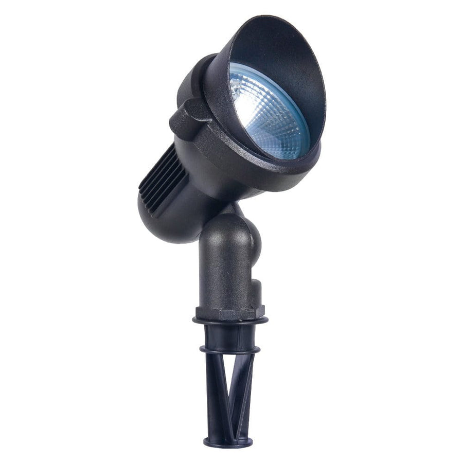 CDR85 Cast Aluminum Color Changing Spot Light | 9W Integrated RGB Low Voltage Landscape Light - Sun Bright Lighting