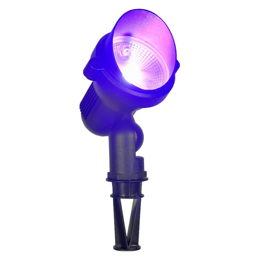 CDR85 Cast Aluminum Color Changing Spot Light | 9W Integrated RGB Low Voltage Landscape Light - Sun Bright Lighting