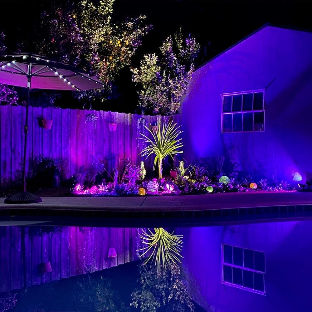 CDR85 4x/8x/12x Package 9W 12V Low Voltage RGB Directional Ground Outdoor Landscape Aluminum Spotlight Waterproof Fixture