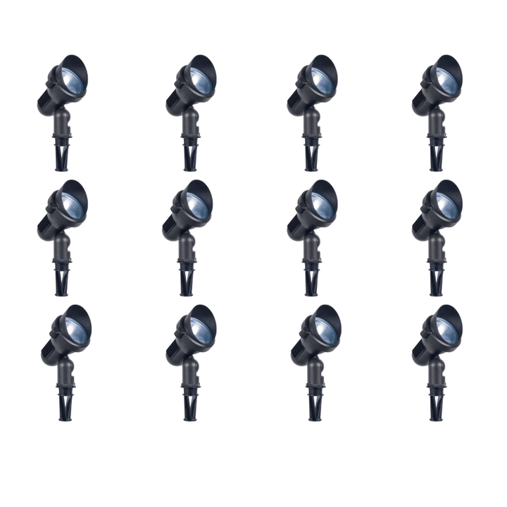 CDR85 4x/8x/12x Package 9W 12V Low Voltage RGB Directional Ground Outdoor Landscape Aluminum Spotlight Waterproof Fixture