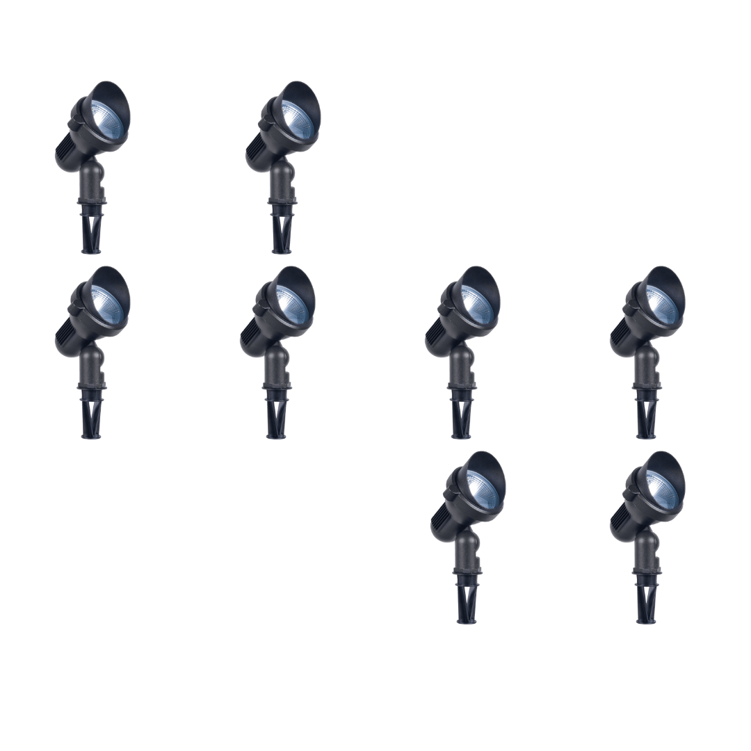 CDR85 4x/8x/12x Package 9W 12V Low Voltage RGB Directional Ground Outdoor Landscape Aluminum Spotlight Waterproof Fixture