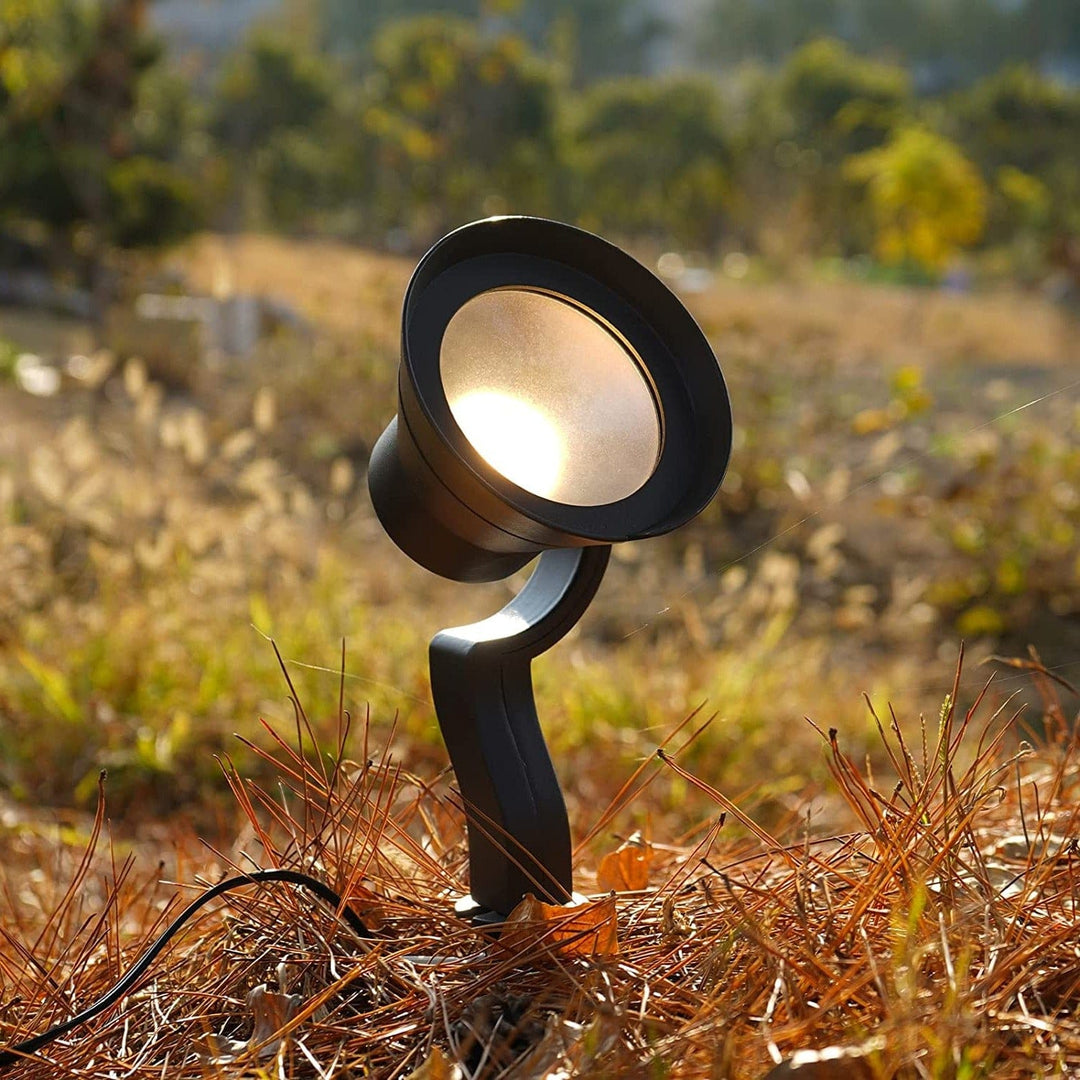 CCDA95 7W LED 3CCT Wide Beam Directional Outdoor Landscape Lighting 12 Low Voltage Aluminum Spotlight