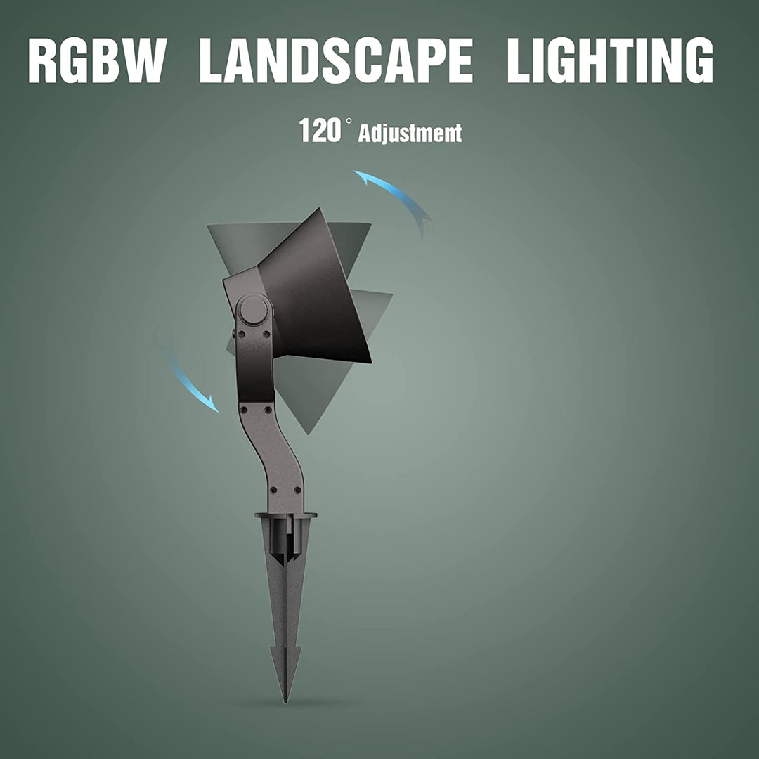 CCDA95 7W LED 3CCT Wide Beam Directional Outdoor Landscape Lighting 12 Low Voltage Aluminum Spotlight