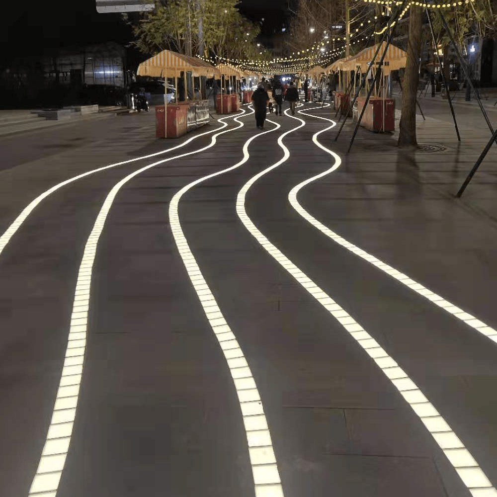 CRG30 Low Voltage In Ground RGBW or WW LED Brick Paver Light Square IP67 Waterproof.