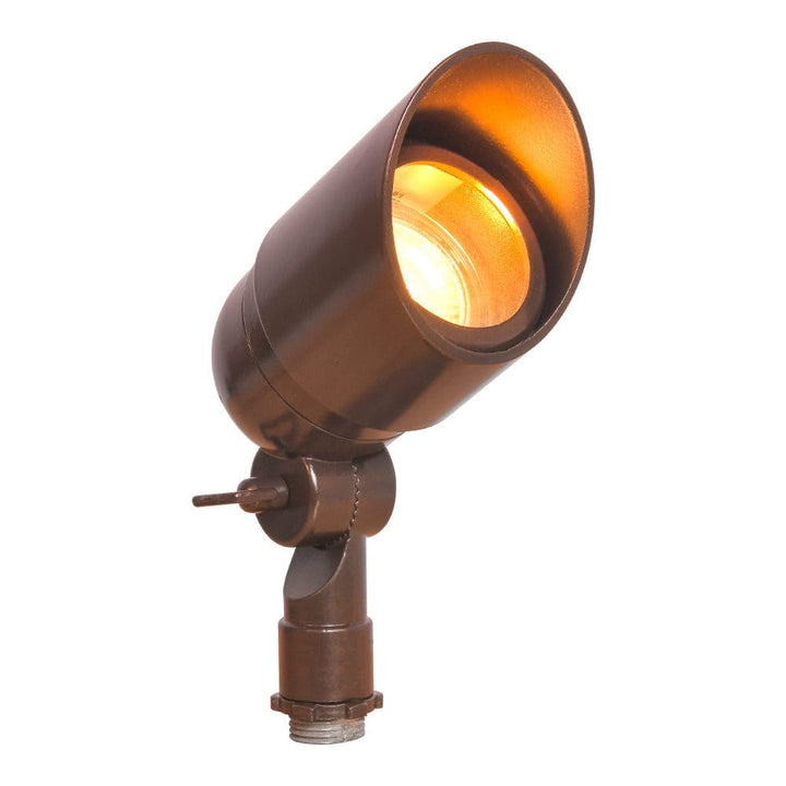 DL01 Cast Aluminum Spot Light | Lamp Ready Low Voltage Landscape Light - Sun Bright Lighting