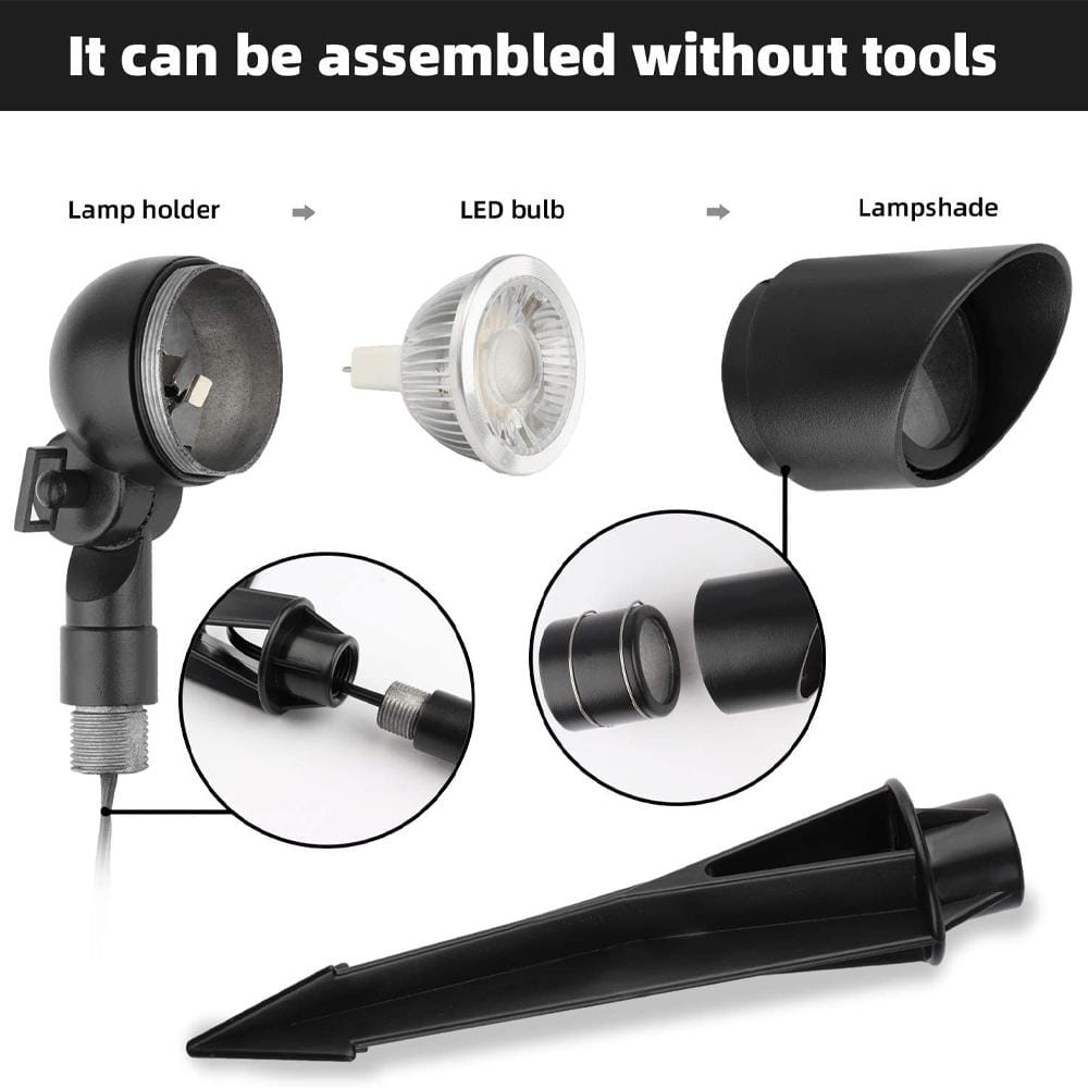 DL01 Low Voltage LED Directional Spot light Outdoor Uplight Lighting.