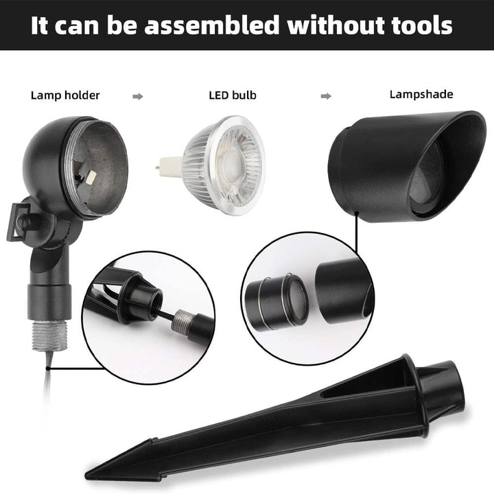 DL01 Low Voltage LED Directional Spot light Outdoor Uplight Lighting.