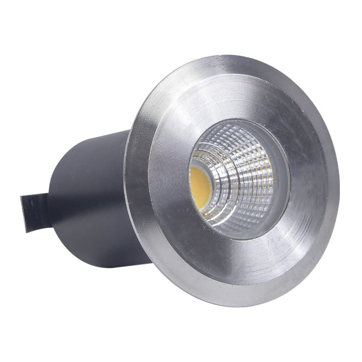 DM52 Stainless Steel In-Ground Well Light | 3W Integrated LED Low Voltage Landscape Light - Sun Bright Lighting