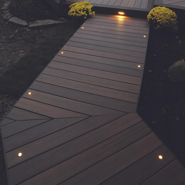 DM52 3W COB LED Low Voltage Ground Landscape Well Lights Waterproof Fixture.