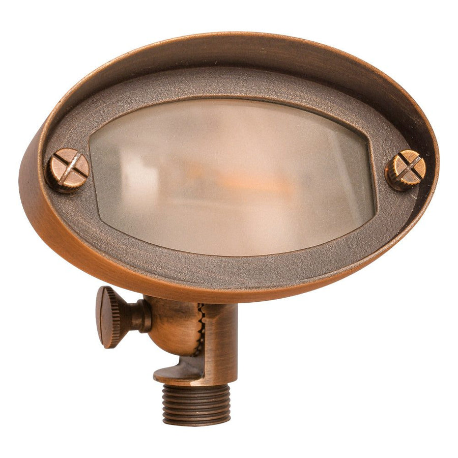 FPB03 Cast Brass Flood Light | Lamp Ready Low Voltage Landscape Light - Sun Bright Lighting