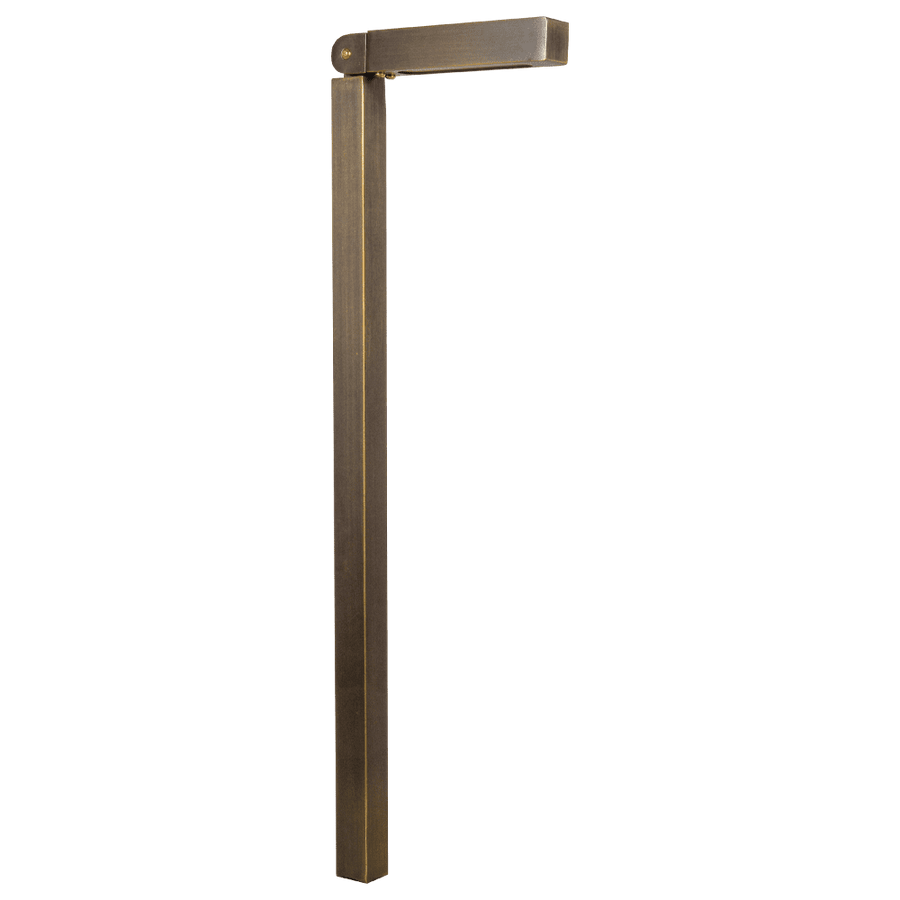 PLB14 Cast Brass Path Light | 3W Integrated LED Low Voltage Landscape Light - Sun Bright Lighting