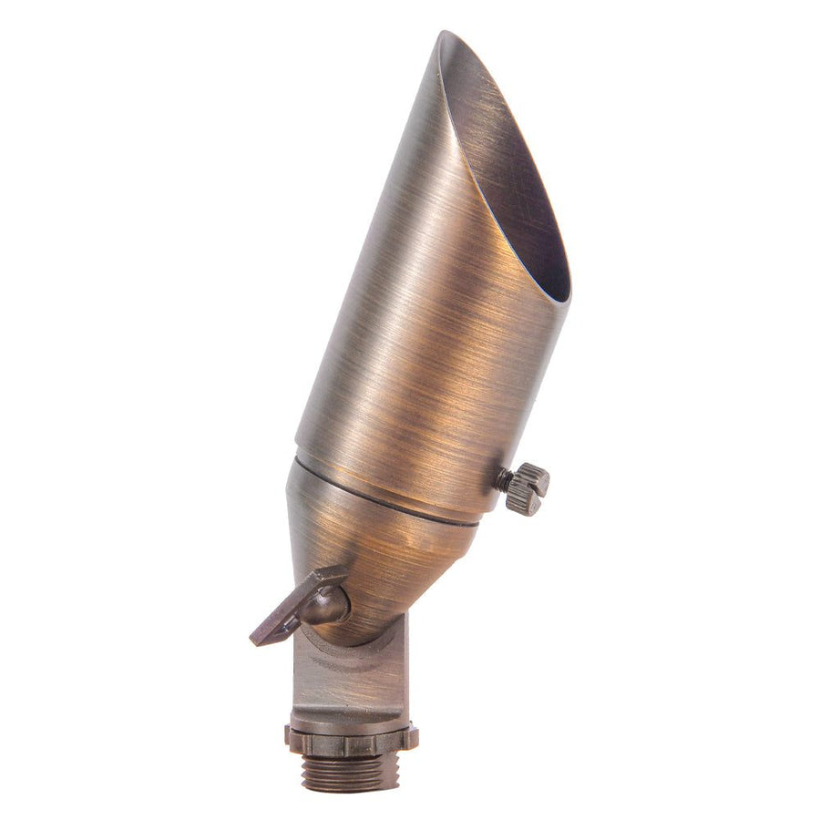 SPB11 Cast Brass Spot Light | Lamp Ready Low Voltage Landscape Light - Sun Bright Lighting