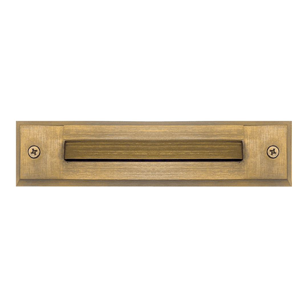 STB16 2W LED Cast Brass Surface Mounted Slim Horizontal Outdoor & Indoor Step Light