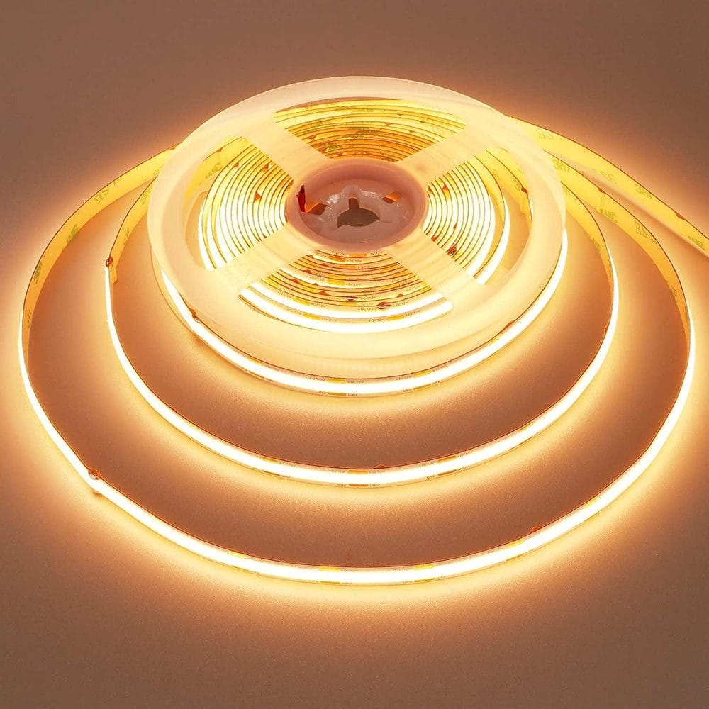 Dotless Linear LED Strip Lights Low Voltage FCOB DC12V Tape Light - Kings Outdoor Lighting