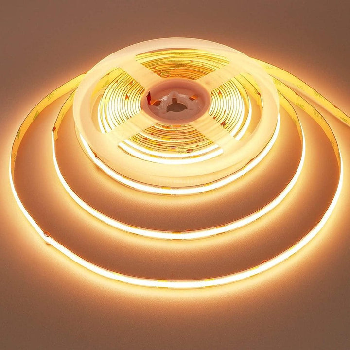 Dotless Linear LED Strip Lights Low Voltage FCOB DC12V Tape Light - Kings Outdoor Lighting