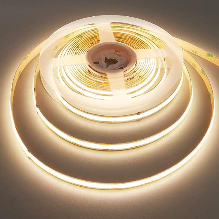 Dotless Linear LED Strip Lights Low Voltage FCOB DC12V Tape Light - Kings Outdoor Lighting