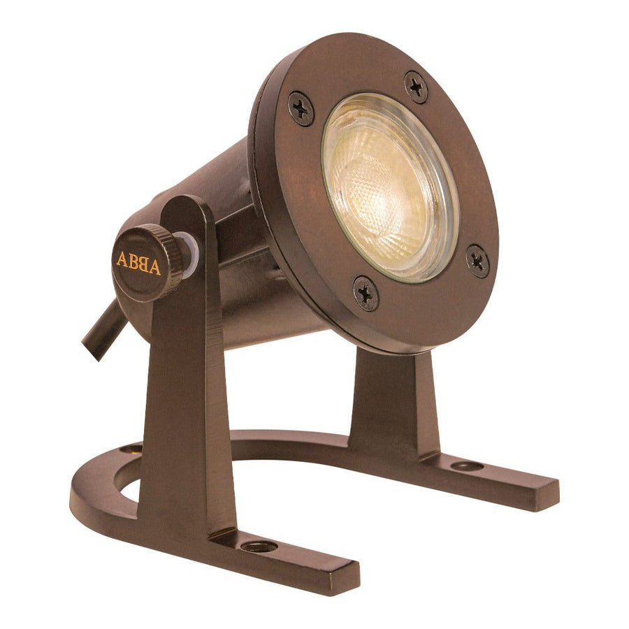 ULB01 Cast Brass Underwater Pond Light | Lamp Ready Low Voltage Landscape Light - Sun Bright Lighting