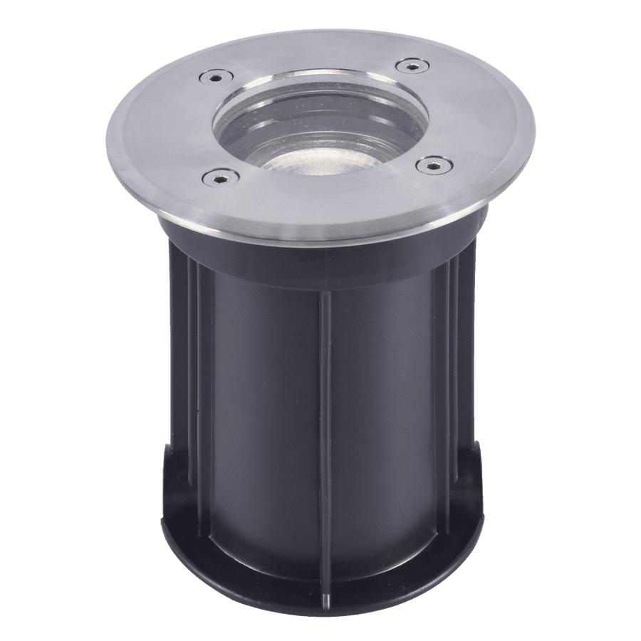 UNS02 Stainless Steel In-Ground Well Light | Lamp Ready Low Voltage Landscape Light - Sun Bright Lighting