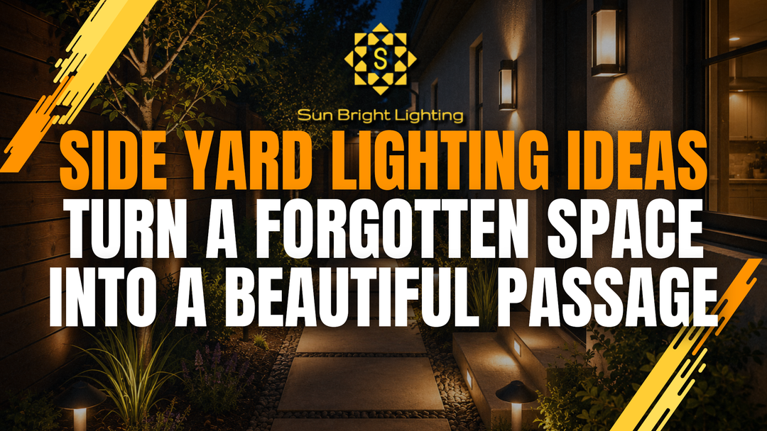 Side Yard Lighting Ideas: Make Narrow Passages Feel Safe, Warm & Intentional