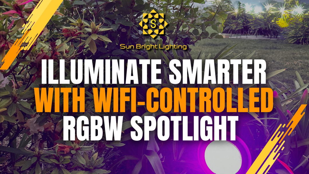 Illuminate Smarter: The CDRA95 10W Wi-Fi RGBW Wide Beam Spotlight