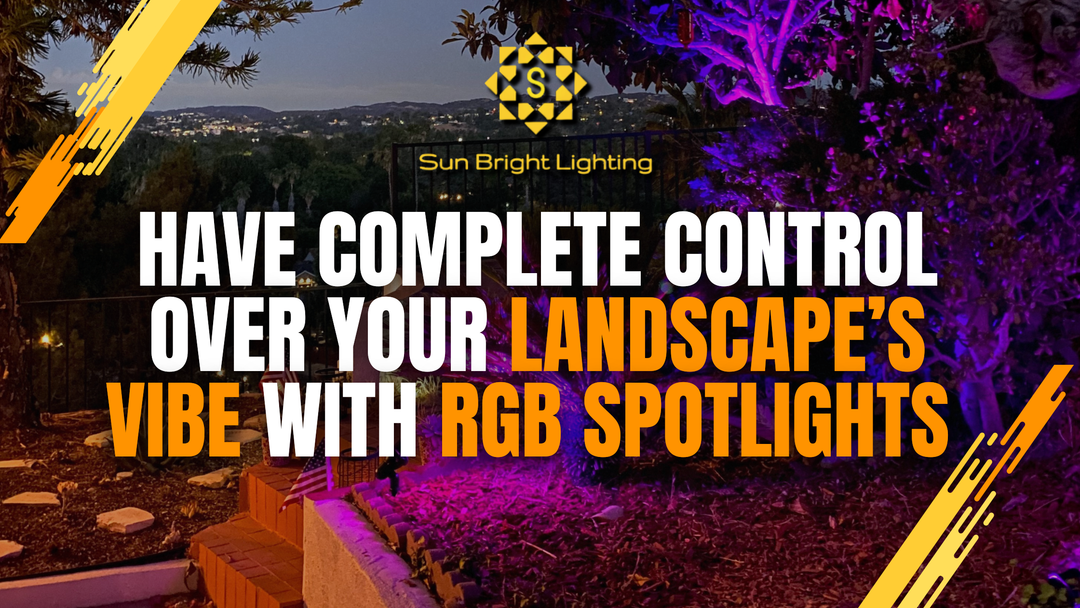 Bring Your Landscape to Life with the CDR85 Color-Changing RGB Spotlight 🌈🌴