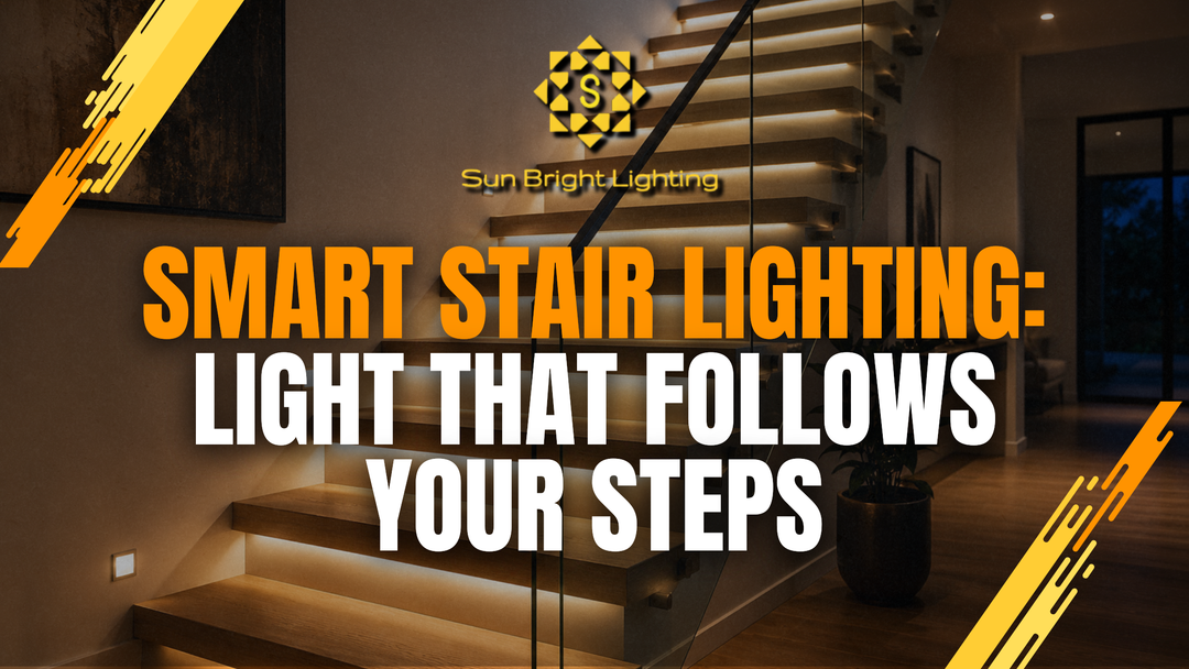 Smart Stair Lighting Ideas: Motion-Activated Cascading LEDs for Modern Homes