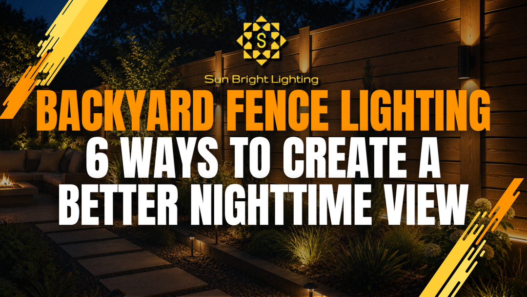 Backyard Fence Lighting Ideas for Privacy Walls & Gardens