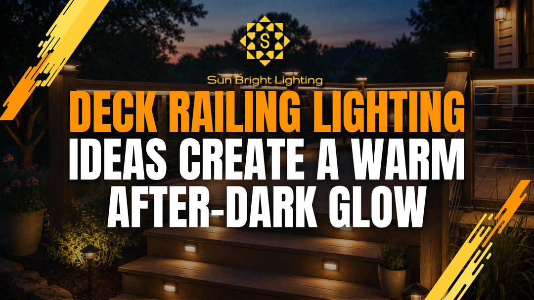 Deck Railing Lighting Ideas: Under-Rail LEDs, Post Lights & Step Lighting